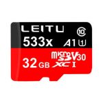 کارت حافظه microSDXC لیتو مدل ۵۳۳x A1 کلاس ۱۰ استاندارد UHS-I سرعت ۸۰MBps ظرفیت ۳۲ گیگابایت